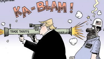 這就是美國發動貿易戰的后果,18張西方漫畫告訴你